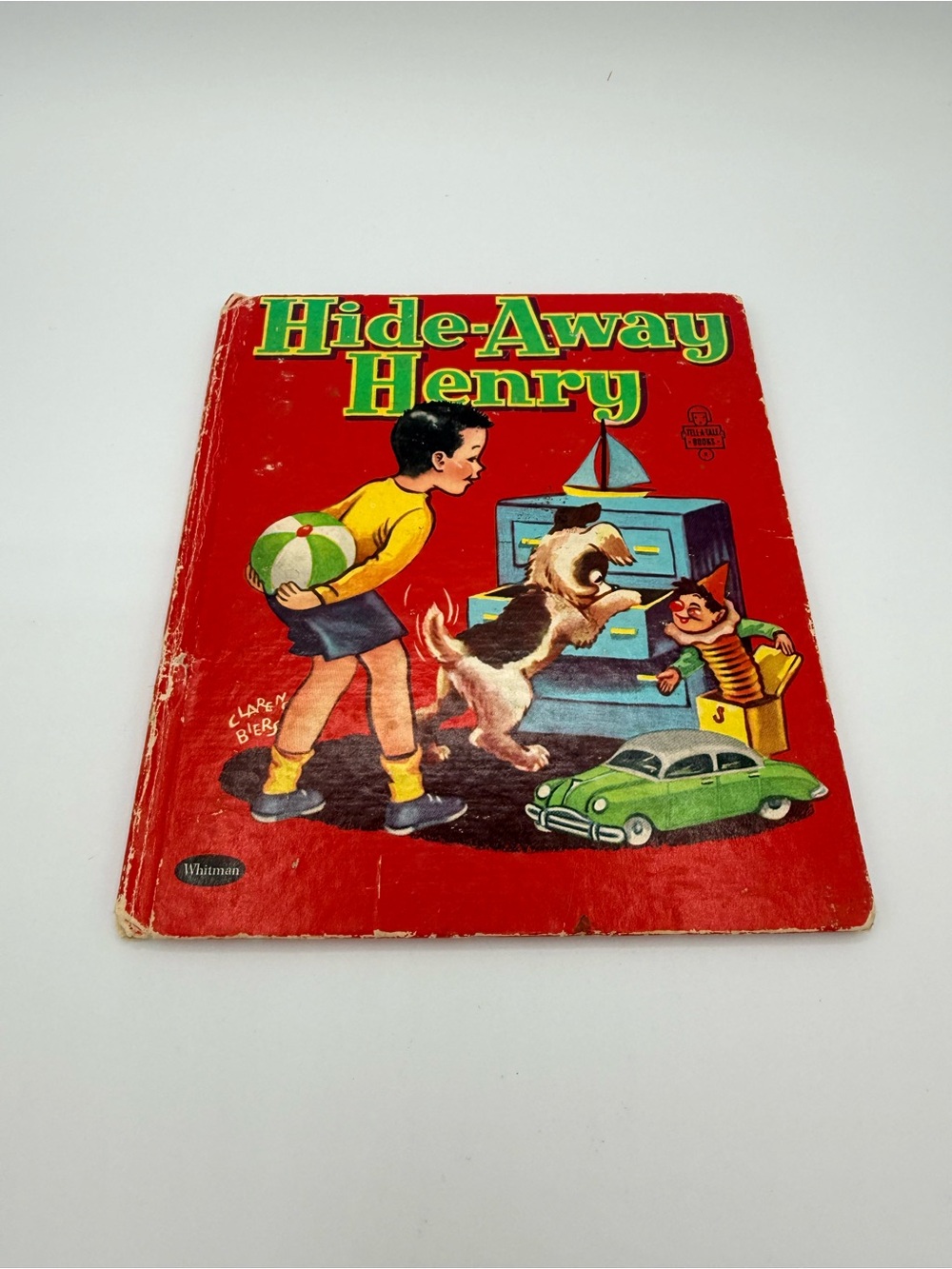 Hide-Away Henry Vintage Children's Book - Red Illustrated Cover Circa 50-60’s
